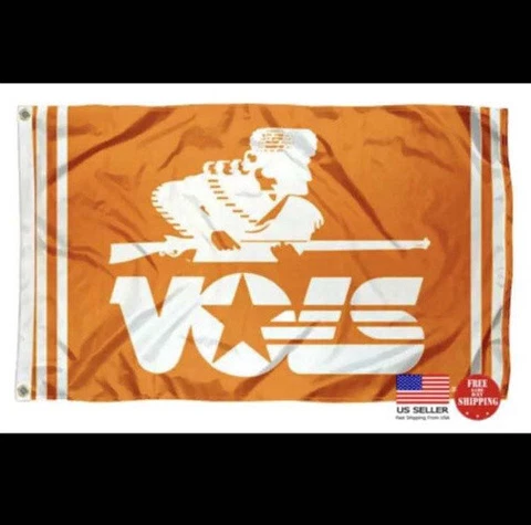 Tennessee Volunteers Vintage Retro Flag 3x5 Free Shipping USA Seller Cover