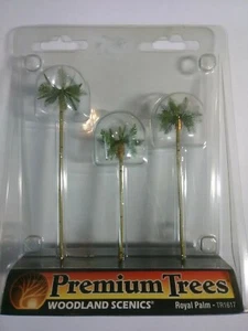 Woodland Scenics Premium Royal Palm Trees TR1617- Package of 3 ~ TS - Picture 1 of 3