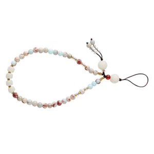 Mobile Phone Straps Men and Women Hand Wrist Lanyard Cell Charm Beaded - Zdjęcie 1 z 12