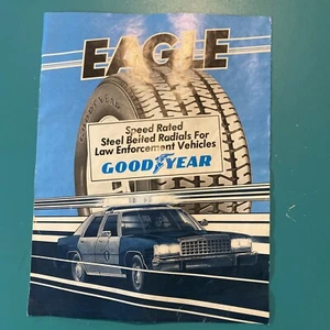 1985 Goodyear Eagle Belted Radials Vintage Ad -3 Page Booklet Manual - Picture 1 of 7