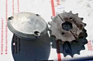 1968-69 HONDA CL350 SCRAMBLER OEM SMALL SPROCKET COVER /VIN # CL350E- 1082617 - Picture 1 of 2