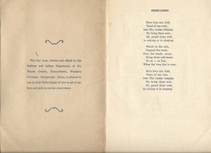 WWII Booklet-HONESDALE PA-Wayne County-Women’s Christian Temperance Union-WCTU - Picture 1 of 7