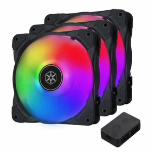 Silverstone SST-AB120I-ARGB-3PK Air Blazer 120i Lite ARGB 3 Fan Pack - Picture 1 of 3