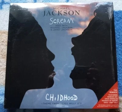 MICHAEL JACKSON & JANET JACKSON Scream 12"US 1995 Electronic HIP HOP House DISCO - Image 1 of 4