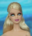 Naga modelka Muse Barbie Blond Faliste włosy Niebieskie oczy Half Up Mackie NOWA do OOAK