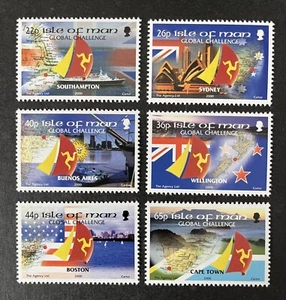 ISLE OF MAN IOM 2000 MNH BT GLOBAL CHALLENGE WORLD YACHT RACE SET - FREE UK P&P - Picture 1 of 1