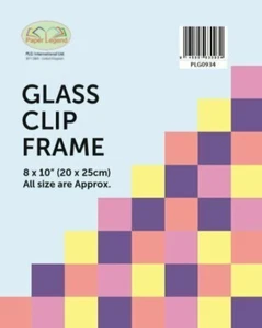 8"x10" Glass Clip Frame 20x25cm Frameless Photo Picture Poster Frame Home Office - Picture 1 of 16
