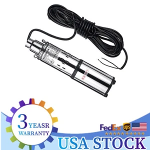Pompa acqua solare DC 24Volt irrigazione sommersa pozzo profondo foro pompa 200W - Foto 1 di 6