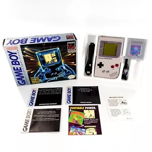 Pacchetto Tetris originale Nintendo Gameboy DMG-01 completo di scatola nuovo obiettivo vetro - Foto 1 di 24