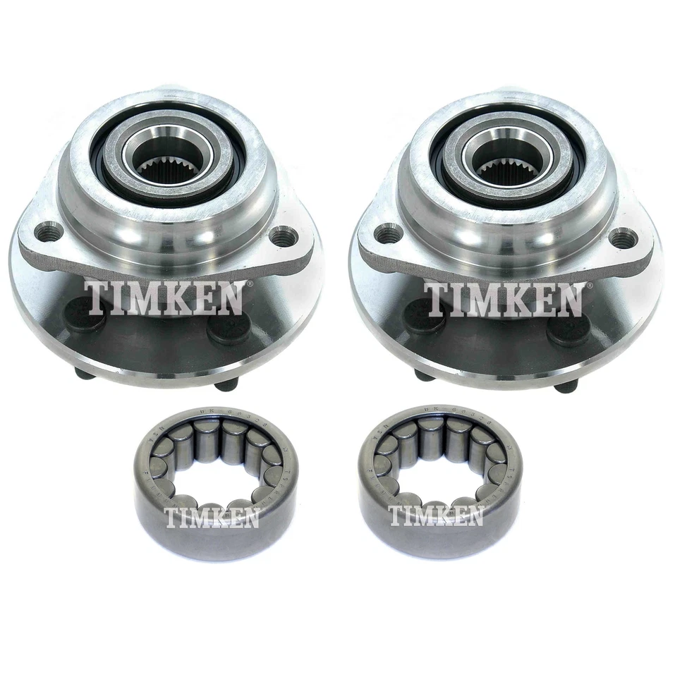 NUEVO Kit de cojinetes y bujes de rueda delanteros y traseros Timken para Jeep Cherokee tracción trasera 90-99 Foto 1 de 1