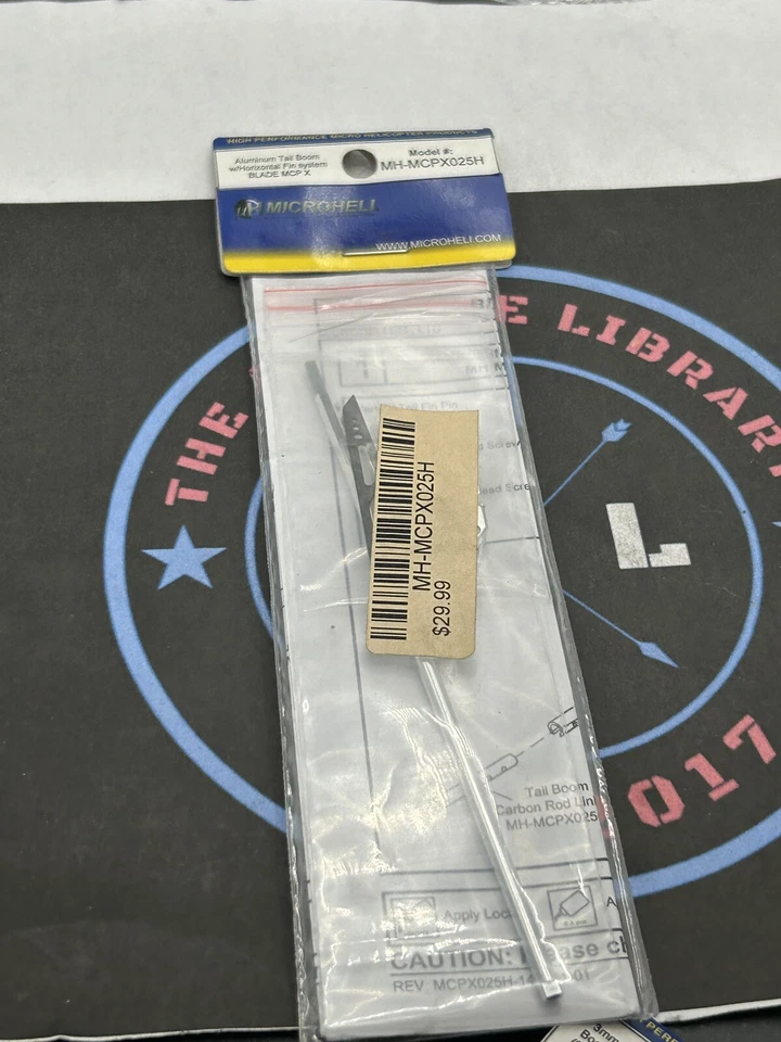 MicroHeli. MH-MCPX025H. Aluminum Tail Boom w/Horizontal Fin system. BLADE MCP X - Image 1 of 1