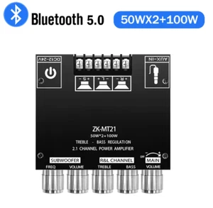 ZK-MT21 Bluetooth 5.0 cs8673e 5,0 Subwoofer-Verstärker platine 2x 50W + 100W - Bild 1 von 4