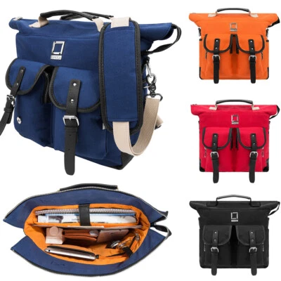 Lencca Canvas Tablet Shoulder Messenger Bag Backpack Tote For 11" Apple iPad Pro - Image 1 of 4