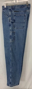 Nautica Jeans Company Cargo Light Wash Denim Blue Jeans 100% Cotton 36/32 - Picture 1 of 11