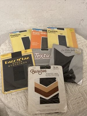 (7) Lote de pantimedias para mujer selladas de fábrica NOS  Foto 1 de 4