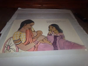 Vintage Book Promotion Poster Leela and the Watermelon Marilyn Hirsh 1971 - Picture 1 of 4