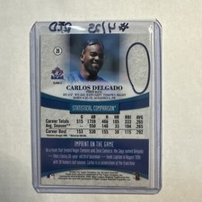 Carlos Delgado 1998 Topps Gold Label CLASS 3 RED LABEL #98 - RARE /25 - Gem Mint