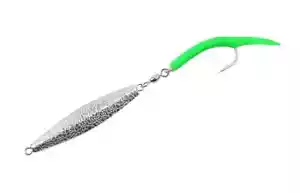JIGGING WORLD HAMMERED DIAMOND JIG CON GREEN TAIL (ENVÍO GRATIS DENTRO DE EE. UU.) - Imagen 1 de 1