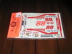 Slixx NASCAR 1343 88 QC Quality Care Dale Jarrett Ford Waterslide Decals 1/24 - Picture 1 of 2