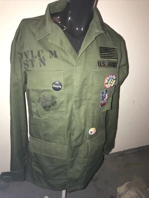 New Volcom Stone Mens Camo Propper Jacket Small Long US Army Hippie Rare!! Milit - Image 1 of 4