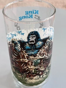 Vintage 1976 King Kong Limited Edition Coca Cola Collector Glass Skull Island - Picture 1 of 12
