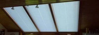 PLEATED CONSERVATORY ROOF BLINDS  ENERGY SAVING FABRICS - SUN ROOM OR ORANGERY - Image 1 of 4