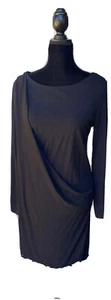 JOSIE NATORI Cocktailkleid schwarz Größe S Jersey Strick Langarm Exc - Bild 1 von 5
