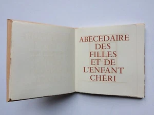 MAC ORLAN "Abécédaire des filles et de l'enfant chéri" NUM. 1/250 Vélin Illustré - Picture 1 of 3