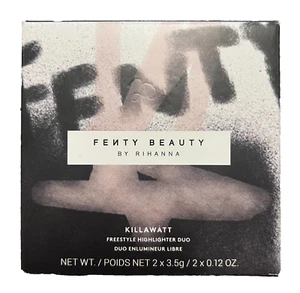 Fenty Beauty Killawatt Freestyle Highlighter Duo Lightning Dust / Fire Crystal - Picture 1 of 3