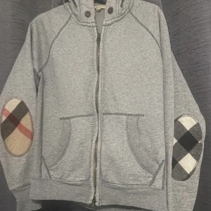 Burberry Zip Up Hoodie Medium Gray - Picture 1 of 9