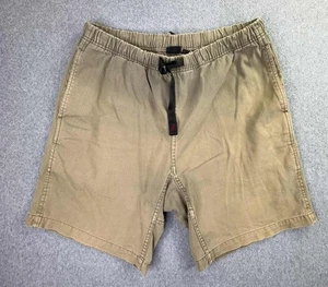 Gramicci G-Shorts Men's L Khaki Distressed Cotton Outdoor Hiking Adjustable Belt - Picture 1 of 10