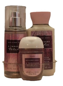 Bath & Body Works A Thousand Wishes Body Lotion & Mist TRAVEL Gift Set - Picture 1 of 2