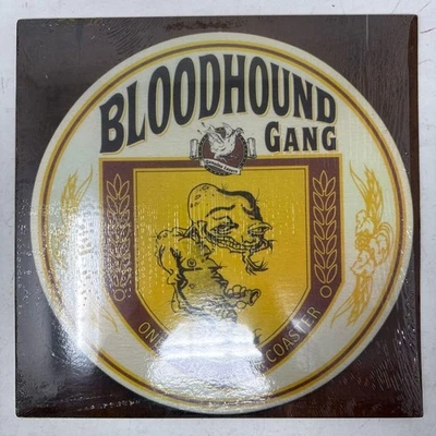Bloodhound Gang One Fierce Beer Coaster 1996 LP Republic Records Foto 1 de 4