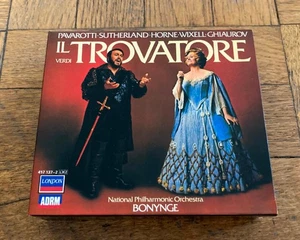 Verdi: Il Trovatore - Sutherland, Horne, Pavarotti, Wixell, Bonynge (2 CD set) - Picture 1 of 3