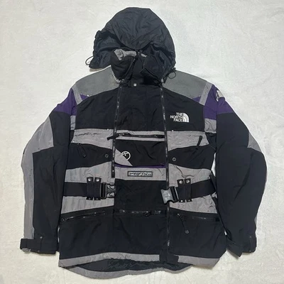The North Face Steep Tech Jacket XL Black Gray Purple Scot Schmidt VTG Ski - Image 1 of 4