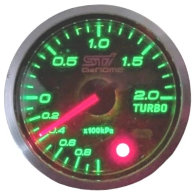 Discontinued STI Genome 52mm Boost Gauge for Subaru Impreza GD GC JDM F/S Japan - Image 1 of 4