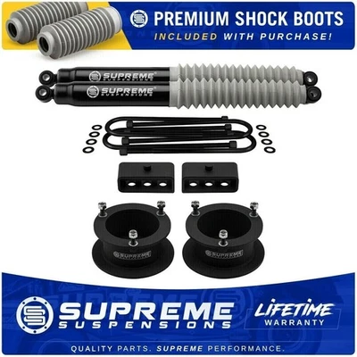 3.5" Front + 2" Rear Lift Kit For 03-13 Ram 2500 3500 4WD Rear Shocks Included - Image 1 of 4