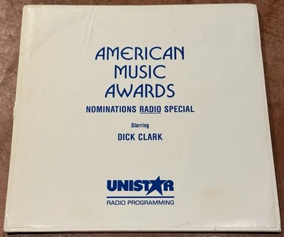 Prince American Music Awards Dick Clark 1990 Unistar Radio Cue Sheets 3 Vinyl - Image 1 of 4