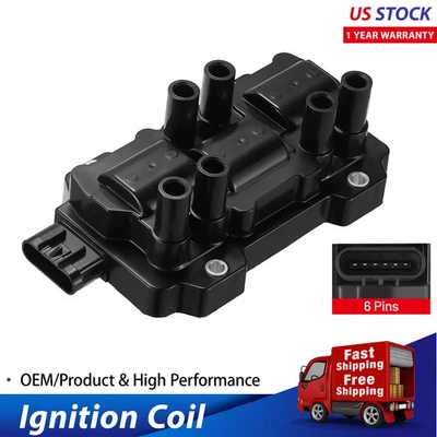 Ignition Coil Pack For GMC Savana 1500 2008-2014 Sierra 1500 4.3L 2007-2013 - Image 1 of 4