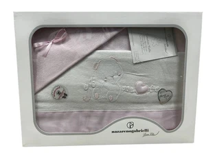 COMPLETO LENZUOLA CARROZZINO FLANELLA NEONATA NAZARENO GABRIELLI 270.40 - Foto 1 di 2