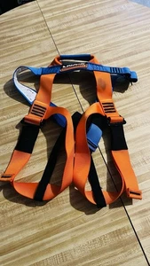 Fusion Climb Centaur Imbracatura da Arrampicata per Bambini Regolabile Resistente Blu e Arancione - Foto 1 di 8