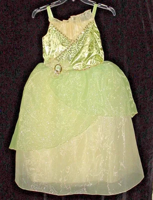 Disney Store Princesa y la Rana Princesa TIANA Disfraz Talla 9-10 Foto 1 de 3