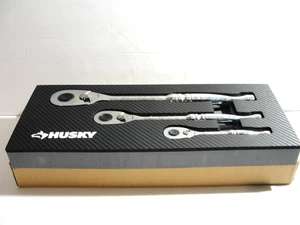 Husky 1/4", 3/8" and 1/2" 72-Tooth Ratchet Set (3-Piece) - Picture 1 of 1