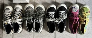 Rocket Dog Jazzin Sneaker Set Camo Daisy schwarz Canvas Peace grün Größe 9 & 10 - Bild 1 von 8