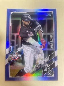 Eloy Jimenez 2021 Topps Opening Day Blue Foil 212 Chicago White Sox - Picture 1 of 2