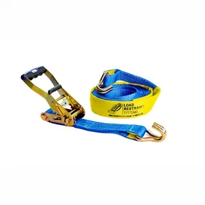 (5 Pack) J Hook Ratchet Tie Down Strap 50mm x 9mtr x 2500kg, Container Strap - Picture 1 of 2