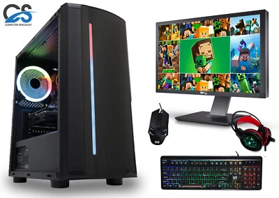 Videojuego PC Lote Ordenador Intel Quad Core i5 16GB RAM 1TB+ 120GB SSD 2GB - Imagen 1 de 4
