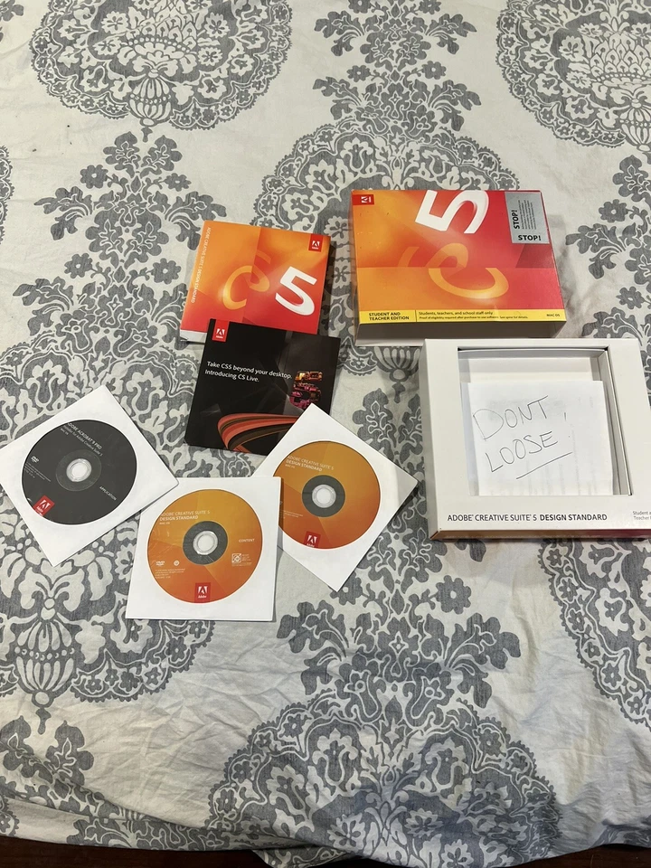 ADOBE CREATIVE SUITE 5 DESIGN STANDARD EDUCATION EDITION Mac OS Full serial Key - Image 1 of 1