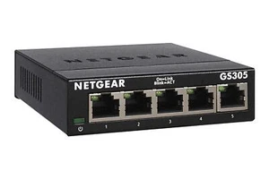 Netgear GS305-300PES 5-Port Gigabit Switch mit Metallgehäuse - Bild 1 von 3