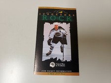RS20 Louisiana IceGators 2000/01 Minor Hockey Pocket Schedule - Miller Lite